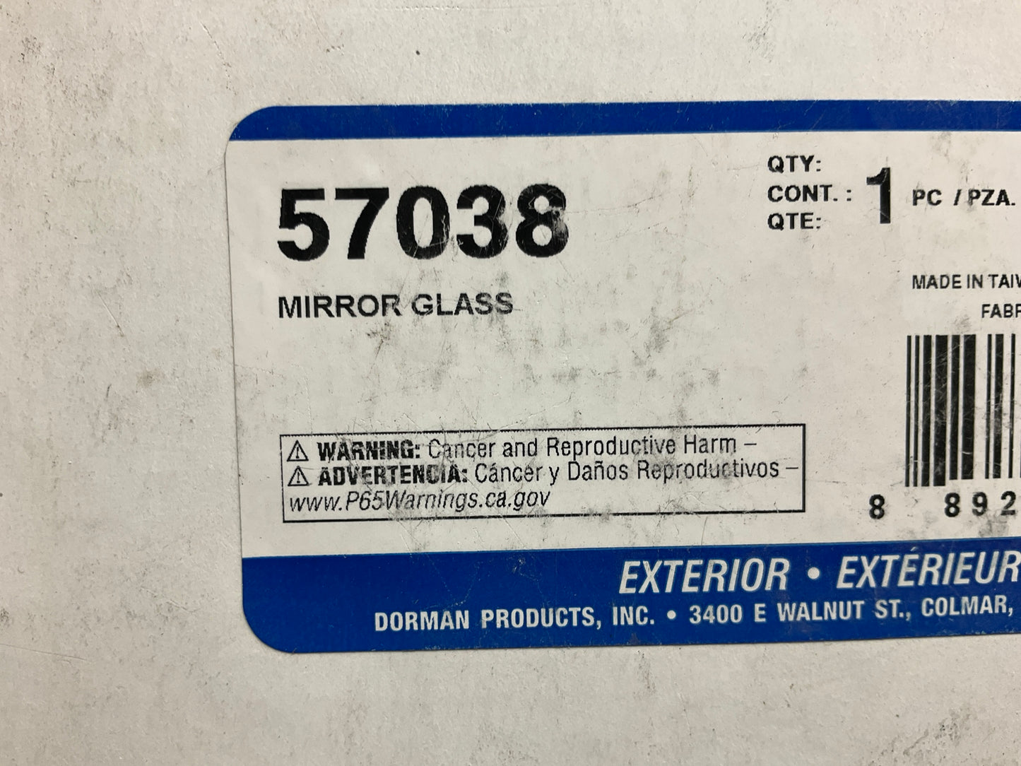 Dorman 57038 Right Passenger Side Mirror Replacement Glass 99-04 Grand Cherokee