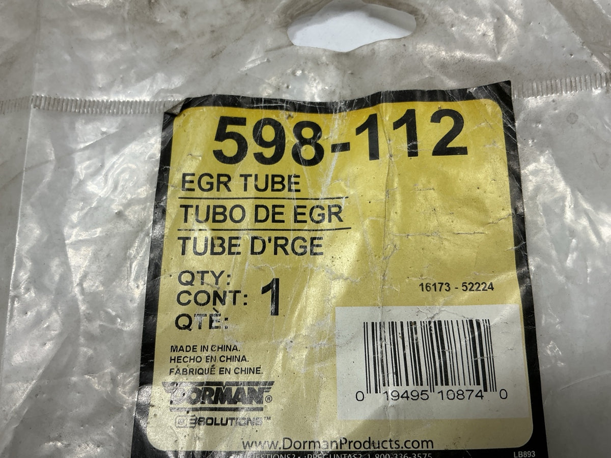 Dorman 598-112 Exhaust Gas Recirculation (EGR) Line For 2000-2004 Ford Focus