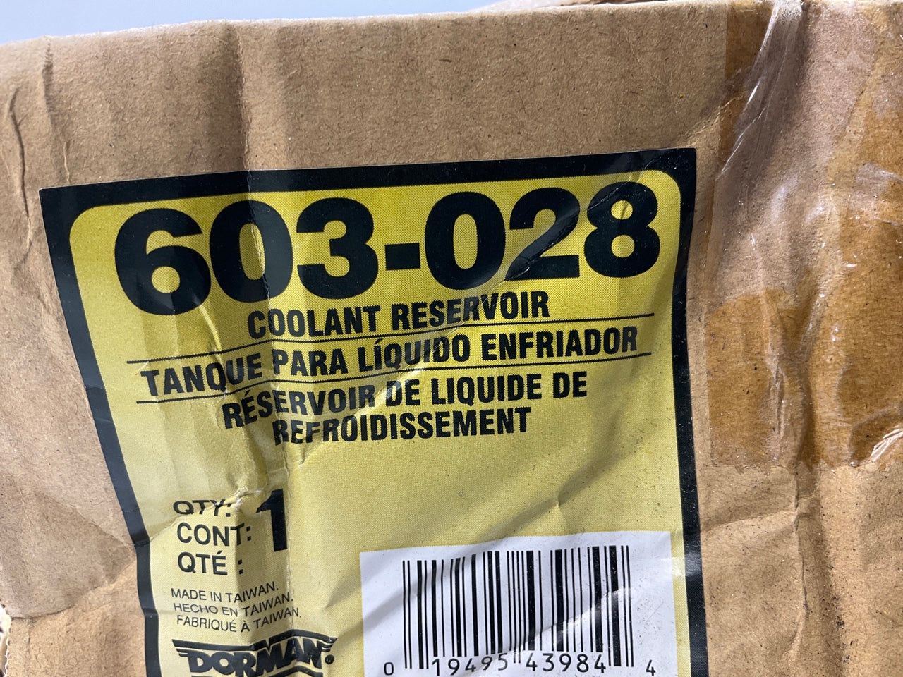 Dorman 603-028 Radiator Coolant Overflow Reservoir