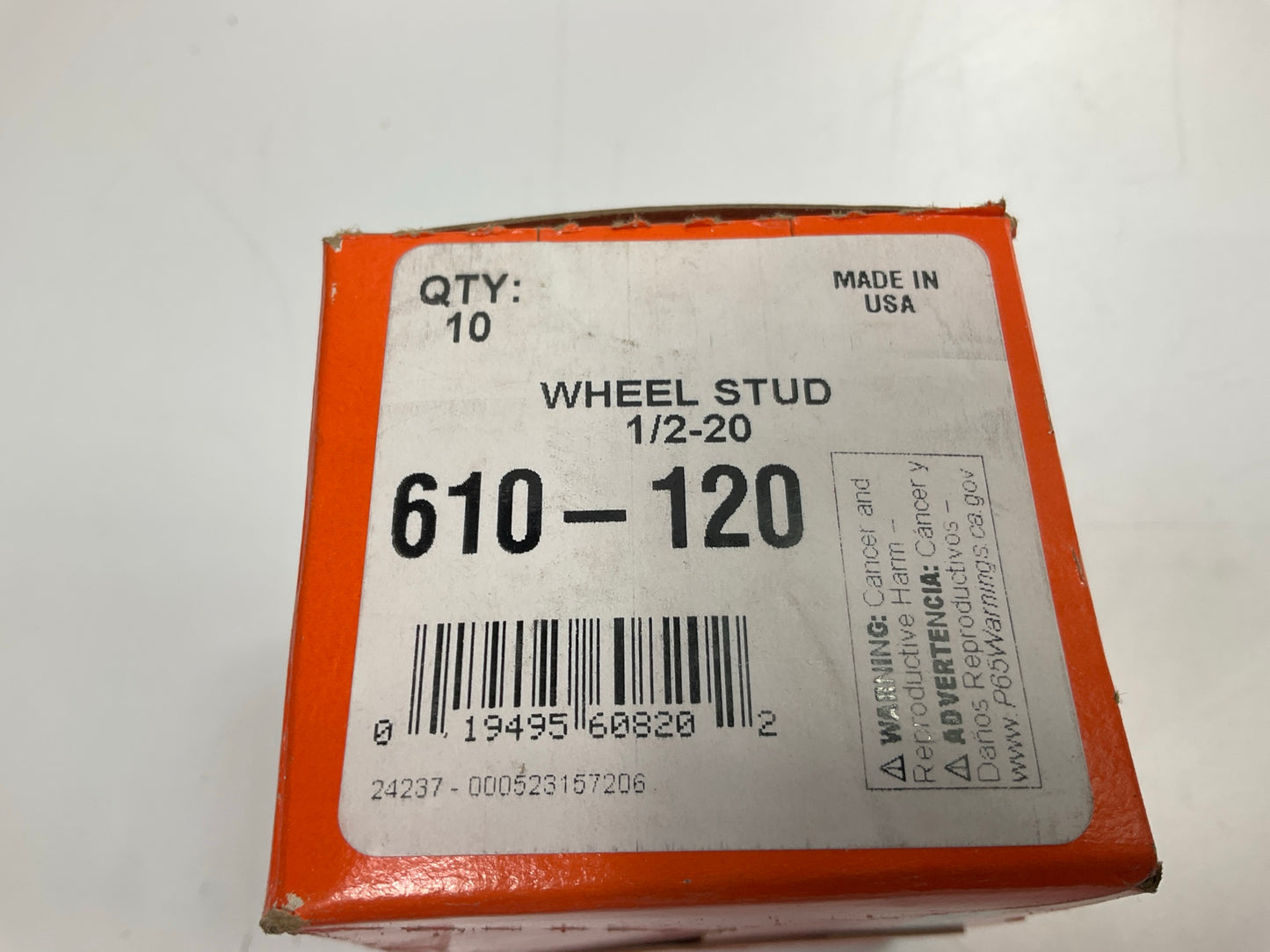 (10) Dorman 610-120 Wheel Lug Studs