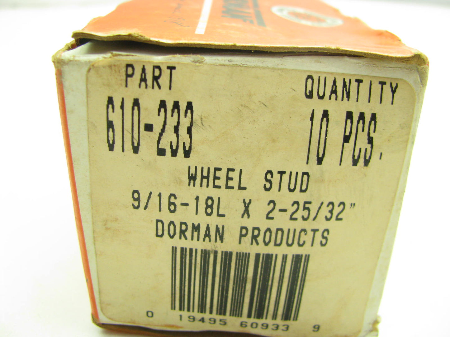 (10) Dorman 610-223 Front Wheel Lug Studs For 1967-1976 Ford P-350 1975-76 P-400