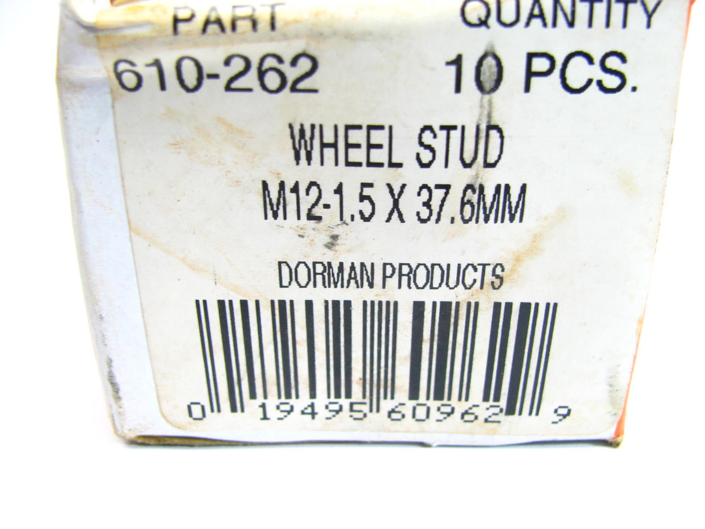 (10) Dorman 610-262 Wheel Lug Studs - Front / Rear