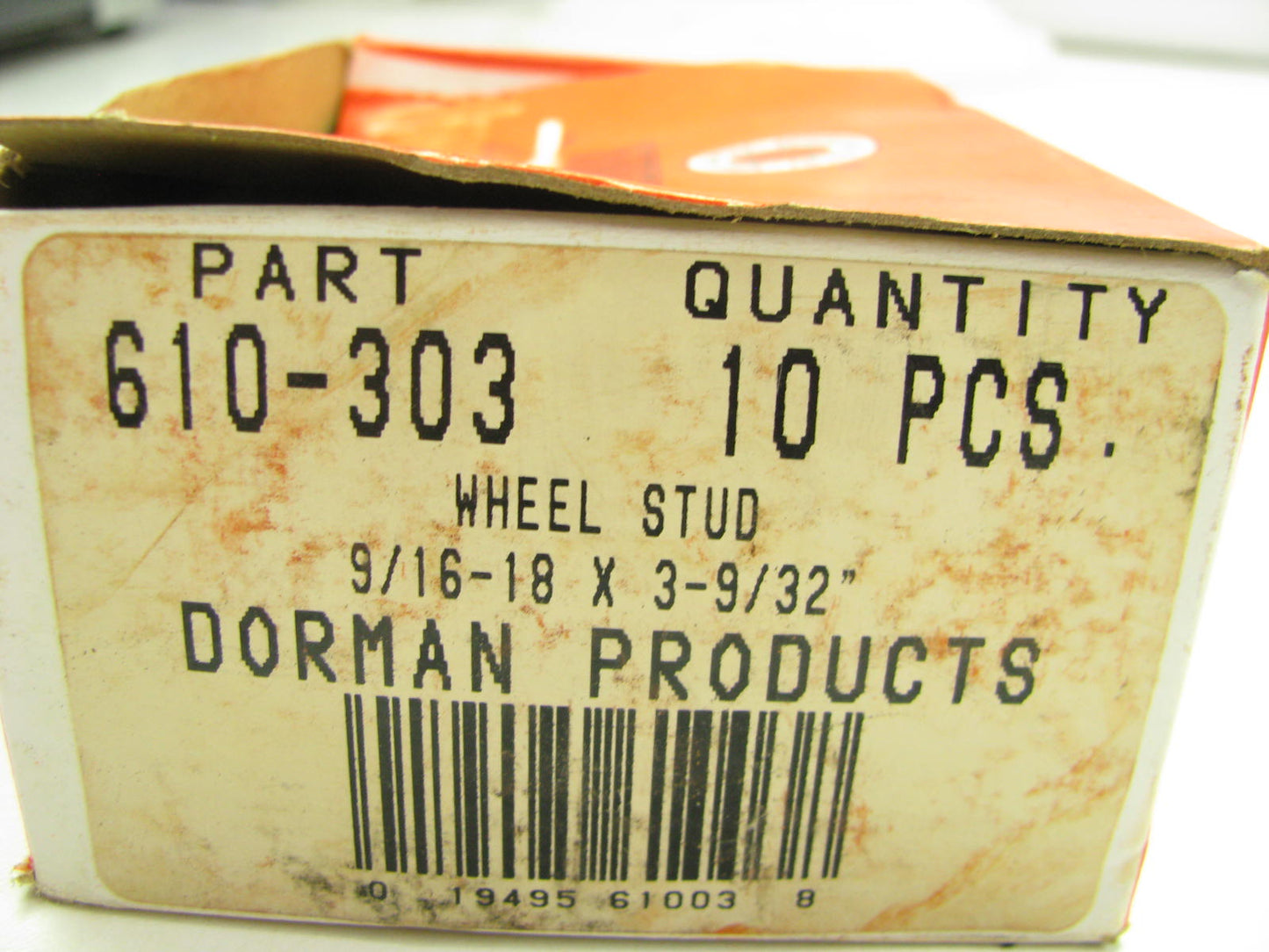 (10) Dorman 610-303 Wheel Lug Studs - Rear