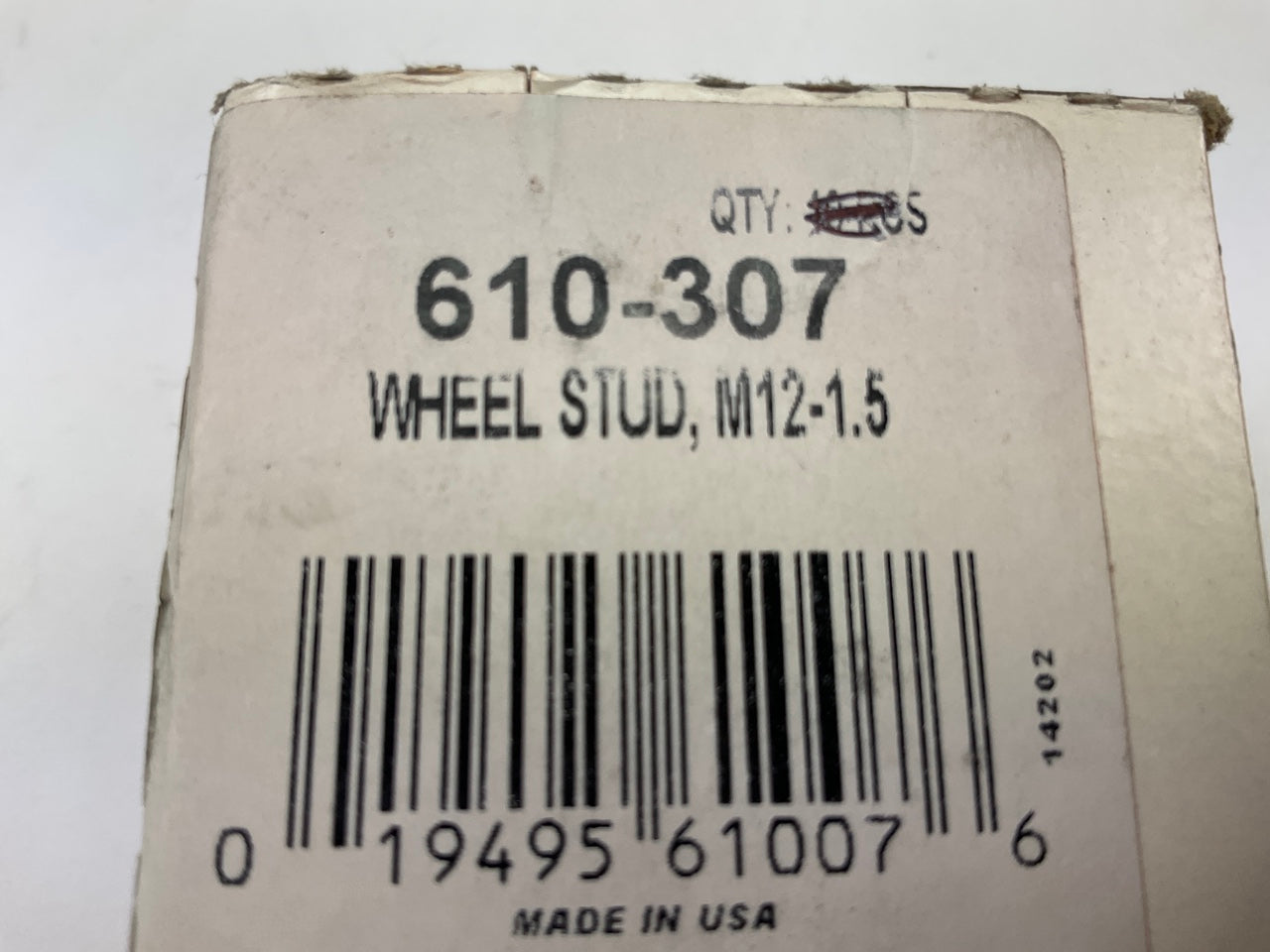 (5) Dorman 610-307 M12-1.50 Serrated Wheel Lugs Studs