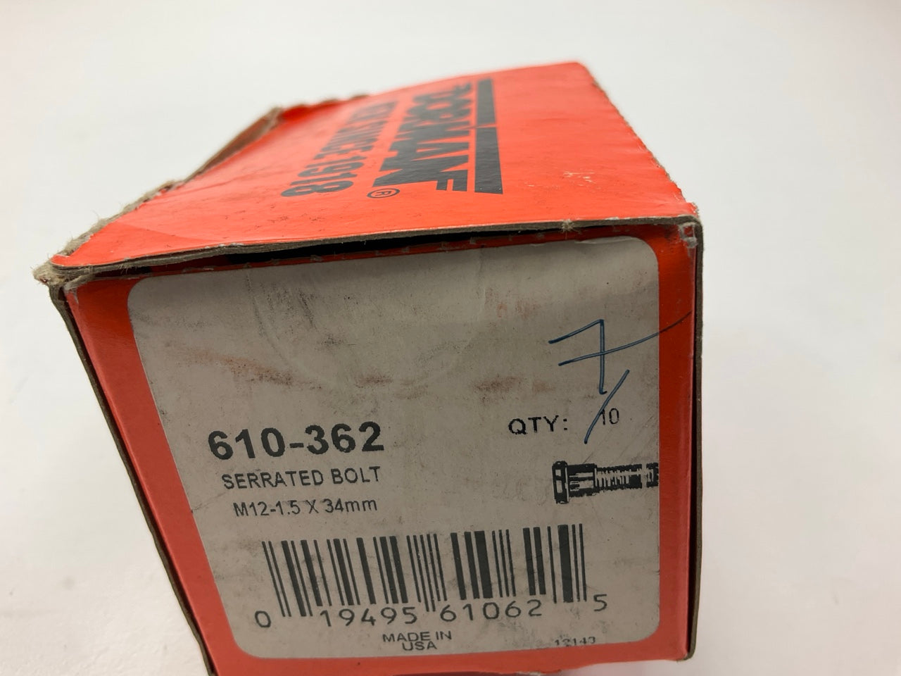 (7) Dorman 610-362 Front Wheel Lug Studs - 1990-97 Honda Accord, 95-98 Acura TL
