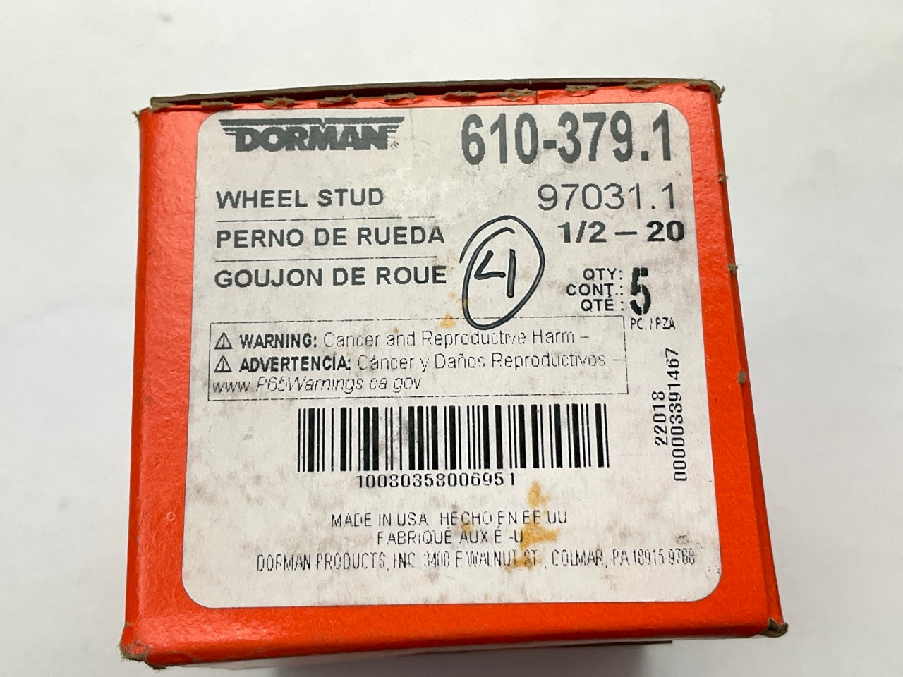 Dorman 610-379 Wheel Lug Stud