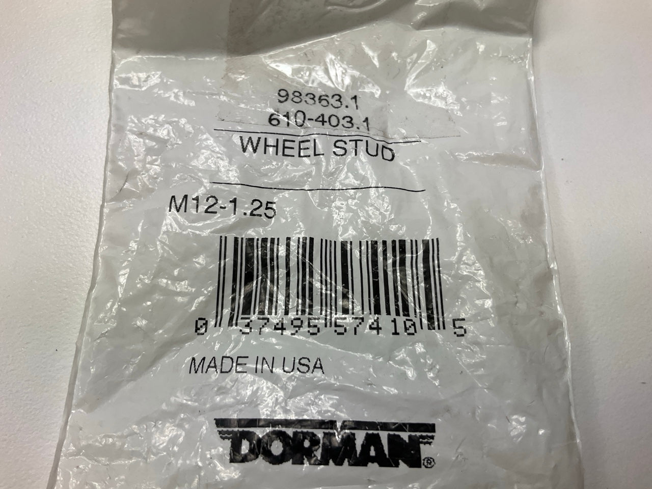 (10) Dorman 610-403 Wheel Lug Studs
