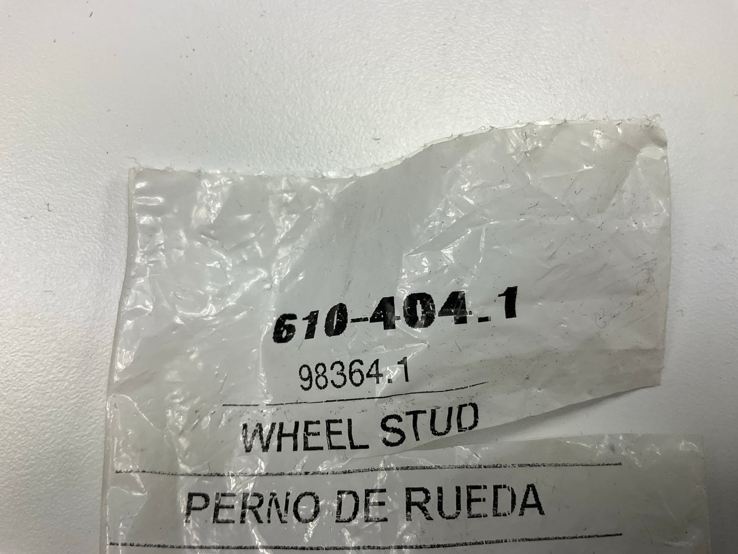 (10) Dorman 610-404 M12-1.25 Serrated Wheel Lug Studs 14.28mm Knurl, 46mm Length