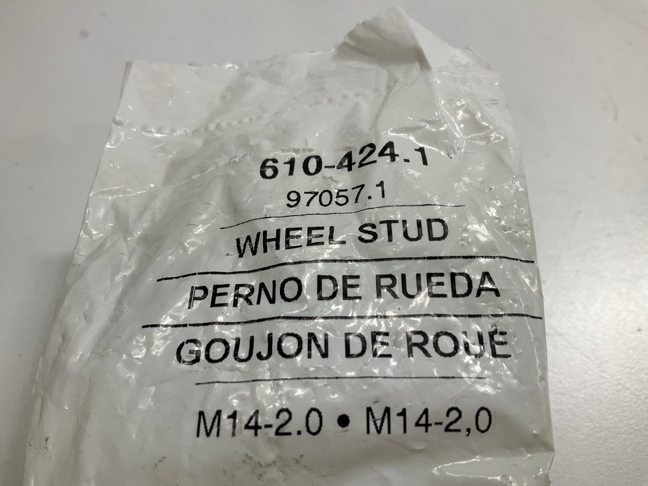 (10) Dorman 610-424 Front Wheel Lug Studs