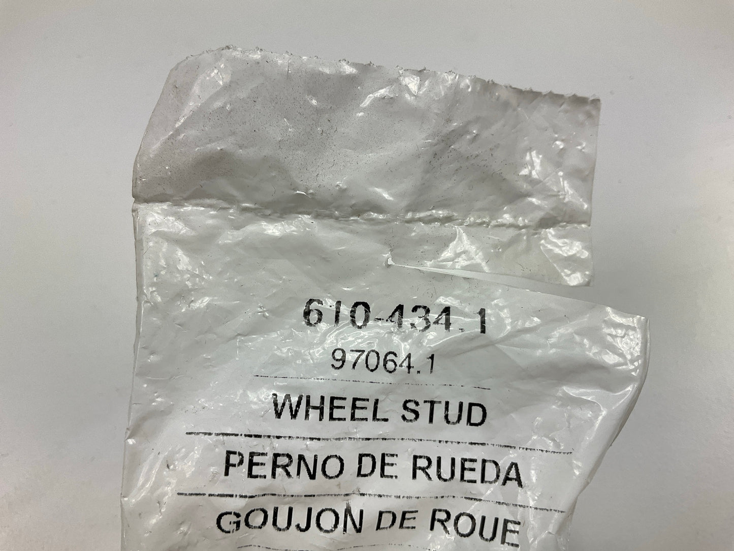 (10) Dorman 610-434 M14-1.50 Serrated Wheel Lug Stud - 16.01mm Knurl, 57.93mm