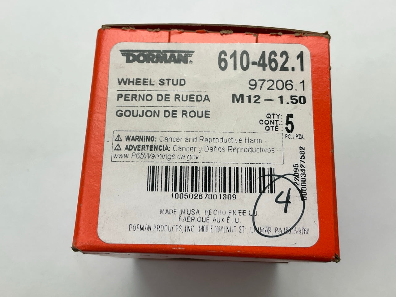 Dorman 610-462 Wheel Lug Stud