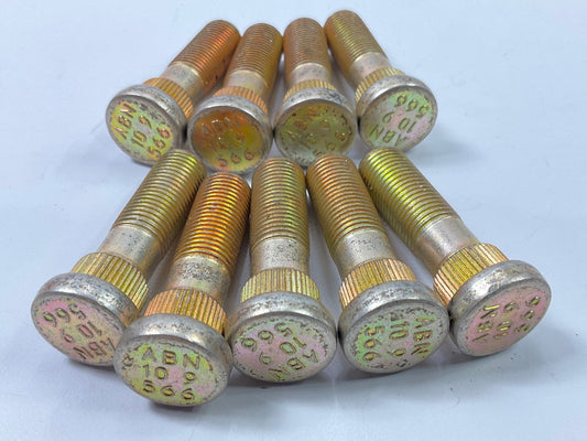 (9) Dorman 610-566 Wheel Lug Stud - 14.38mm Knurl 43.5mm Length