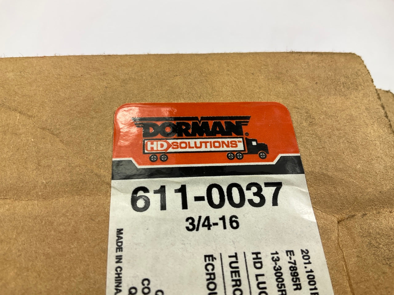 (25) Dorman 611-0037 3/4''-16 Wheel Nut Standard - 13/16'' Square Hex 2.23'' Length