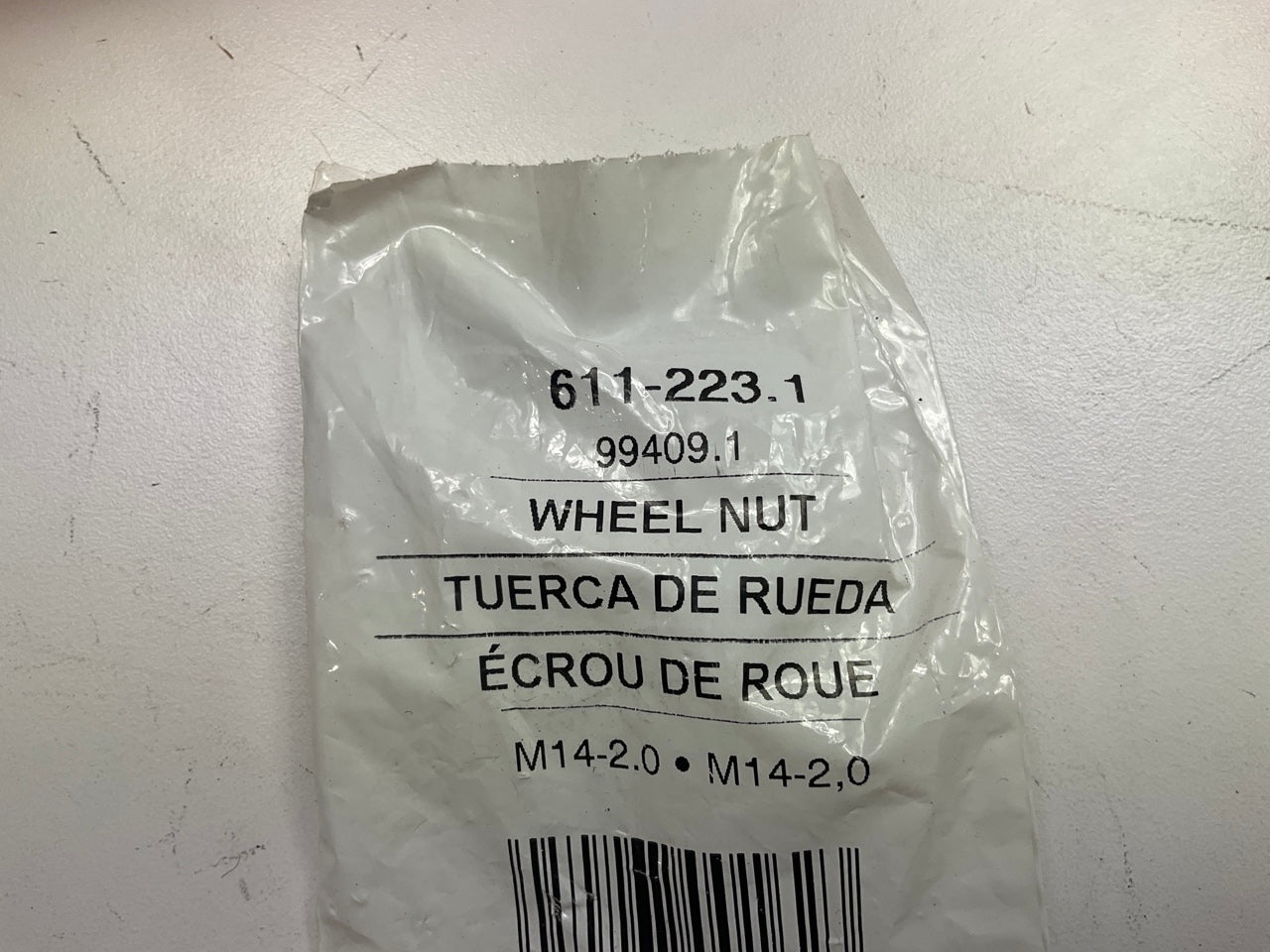 (6) Dorman 611-223 - Wheel Lug Nut M14-2.0 - 21mm Hex 30.56mm Length
