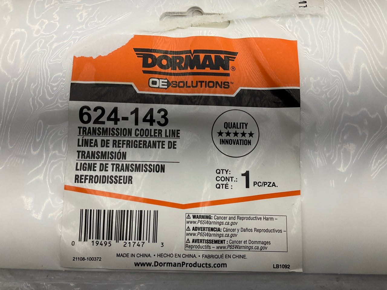 Dorman 624-143 Automatic Transmission Oil Cooler Hose Assembly