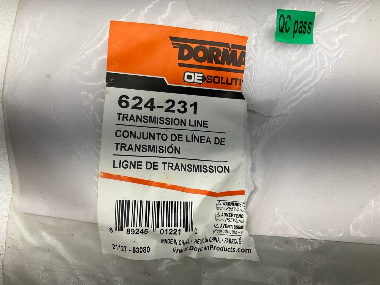 Dorman 624-231 Automatic Transmission Oil Cooler Hose Assembly