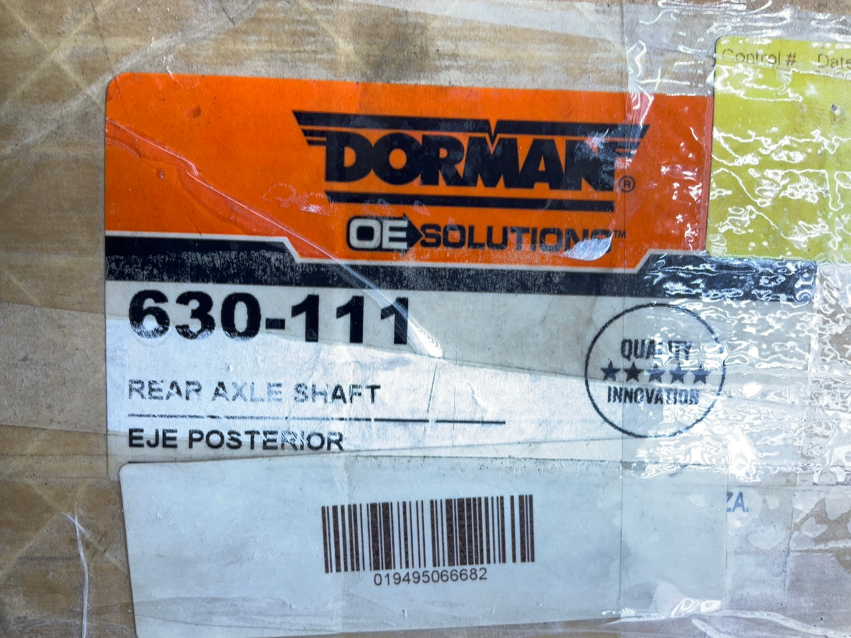 MISSING HARDWARE Dorman 630-111 Rear Drive Axle Shaft