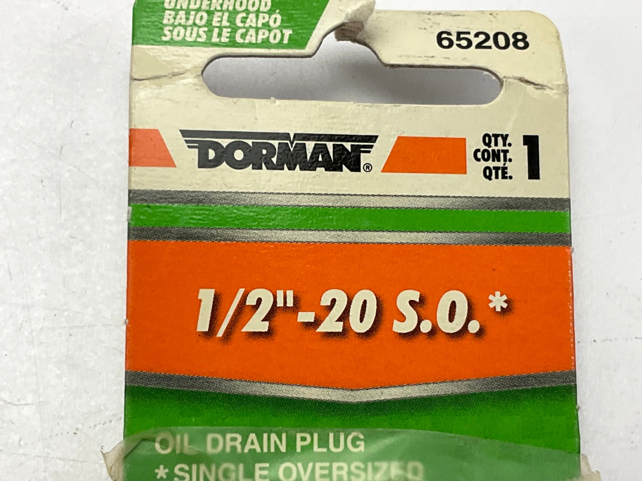 Dorman 65208 PIGGYBACK (for Rethreading Repair) Oil Drain Plug 1/2-20 Thread