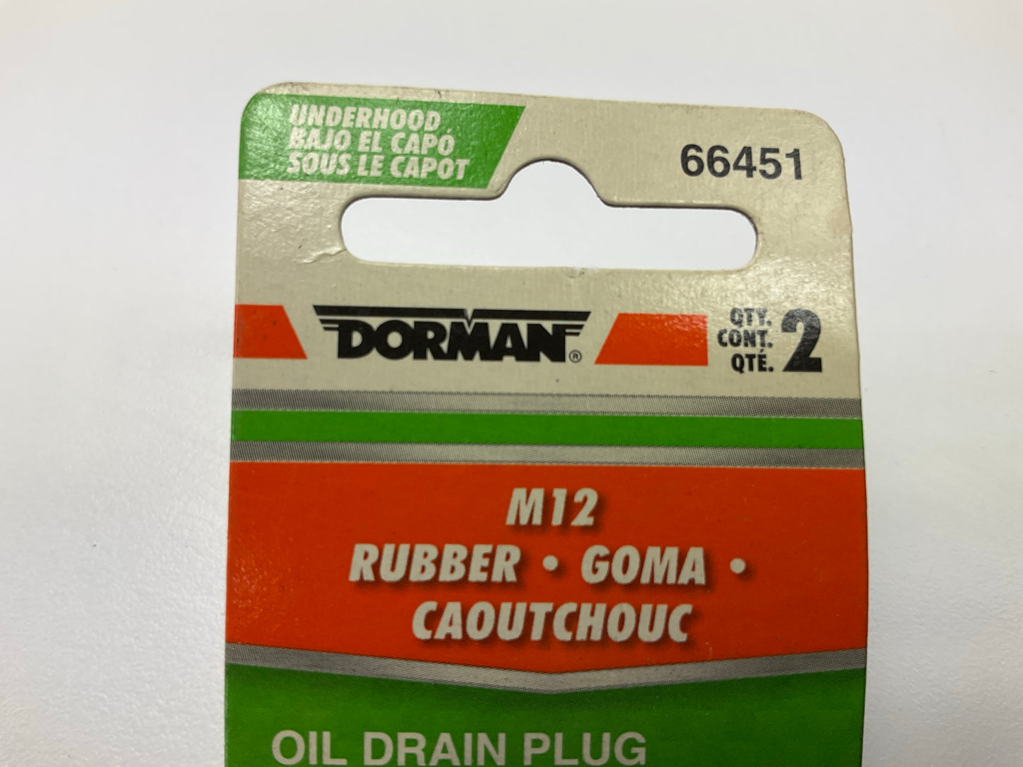 Dorman 66451 Rubber Drain Plug Gasket M12 - Pack Of 2