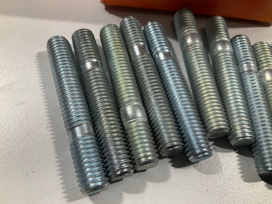 (10) Dorman 675-576 Exhaust Flange Double-Ended Studs M10-1.50 40mm, 16mm