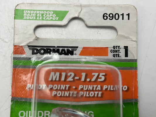 Dorman 69011 Engine Oil Drain Plug With Washer, M12 X 1.75 Thread, 15mm Head