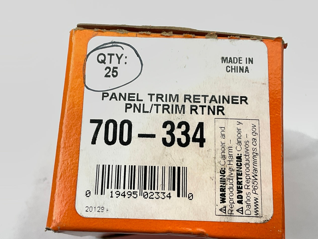 (25) Dorman 700-334 Interior Retainer Trim Clip GM