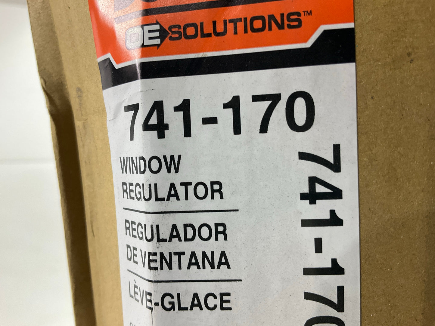 Dorman 741-170 Rear Left Power Window Motor And Regulator Assembly