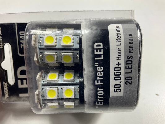 Dorman 7440 LED Tail Brake Stop Backup Reverse Turn Signal Light Bulbs White