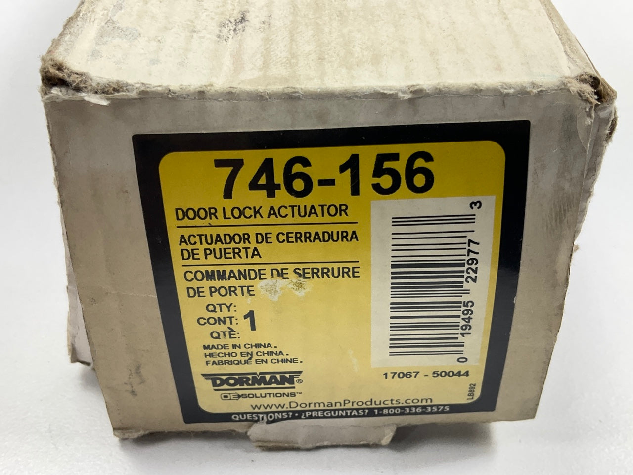 MISSING ALL RODS - Dorman 746-156 Door Lock Actuator Motor - Front