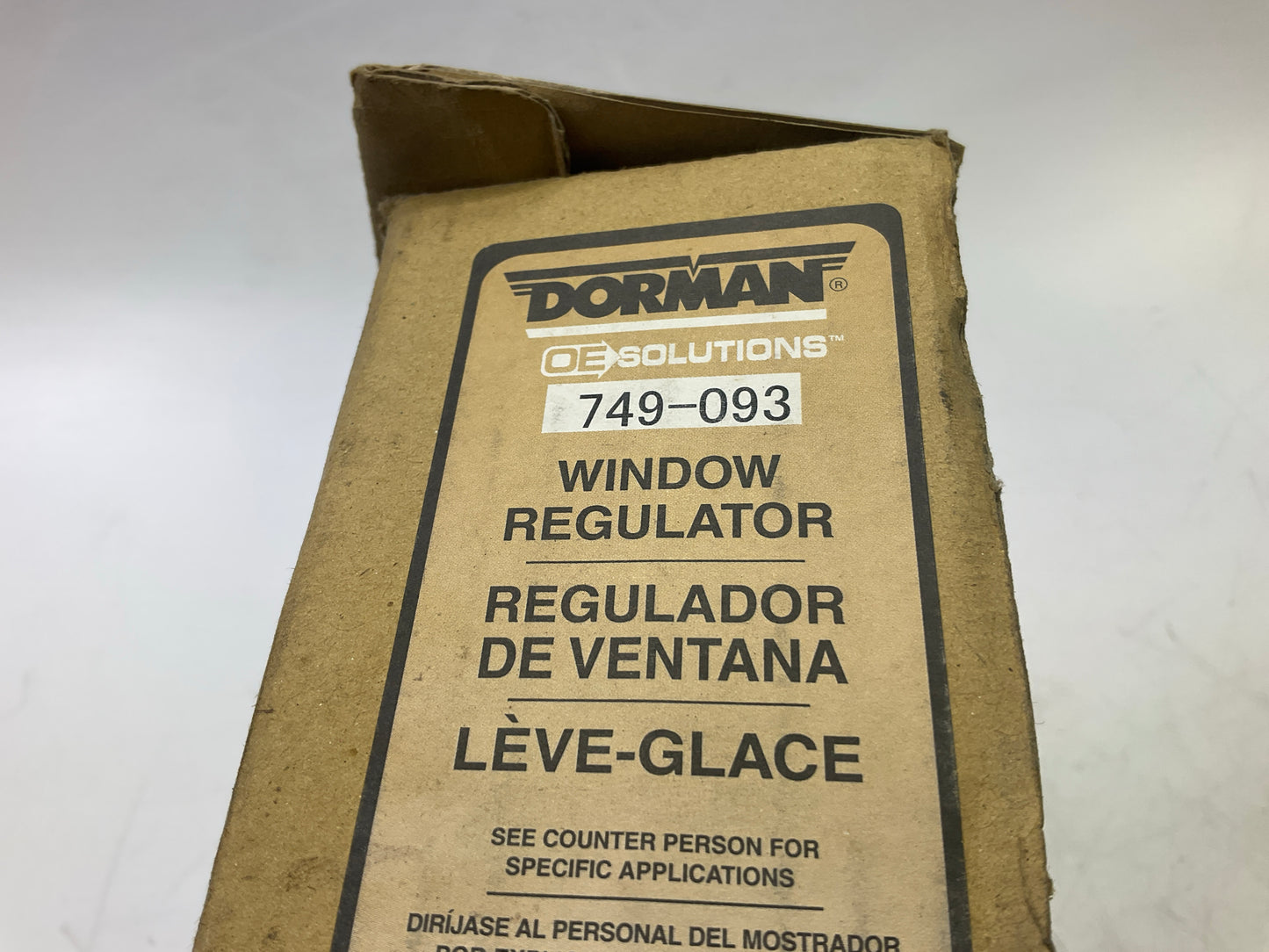 Dorman 749-093 Front Left Window Regulator For 2007-2012 Mazda CX-7