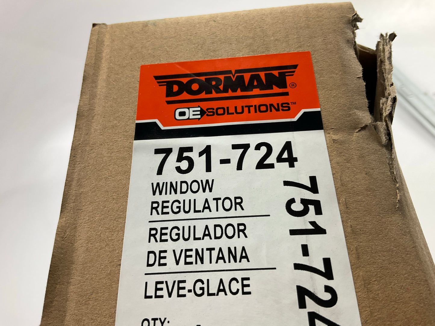 Dorman 751-724 Front Left Power Window Motor And Regulator Assembly