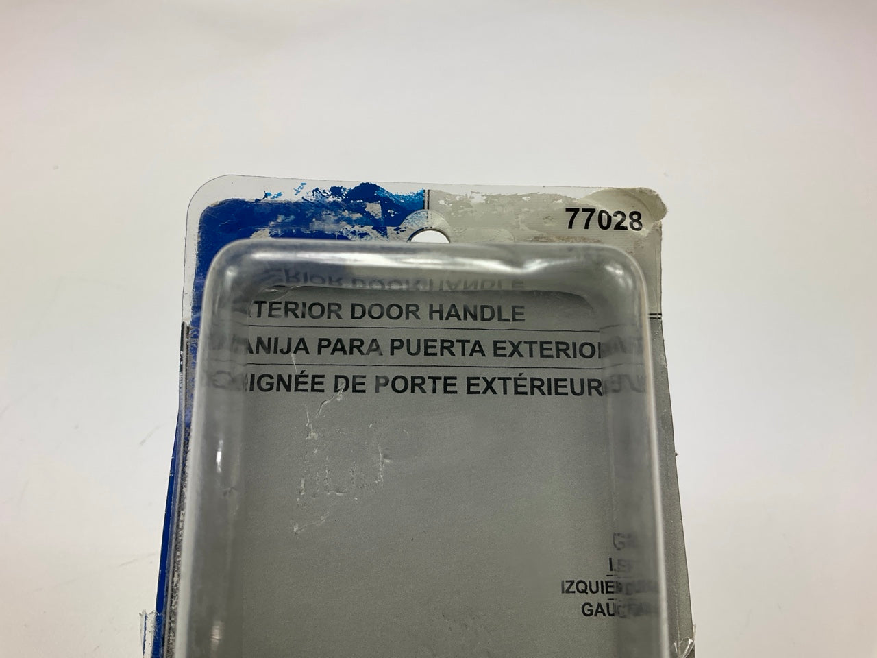 Dorman 77028 Front Left Drivers Side Exterior Outside Door Handle, Chrome Finish