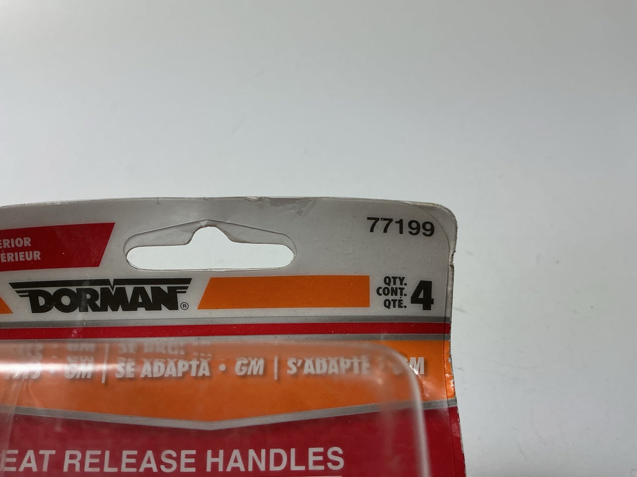 MISSING SCREWS Dorman 77199 Front Seat Back Recliner Adjustment Handle Set