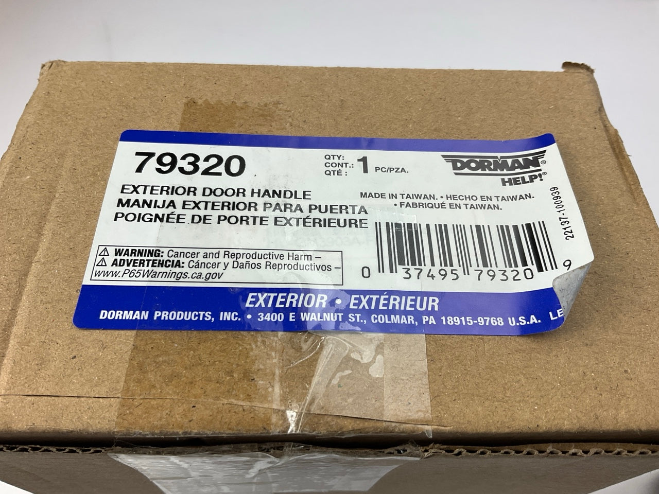 Dorman 79320 Front Left Outside Exterior Door Handle - 03-09 Express, Savana Van