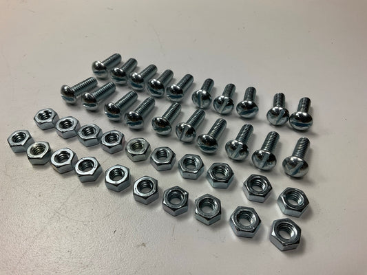 Dorman 799-071 Stove Bolt With Nuts - Grade 5, 1/4-20 Thread, 20 Bolts Total