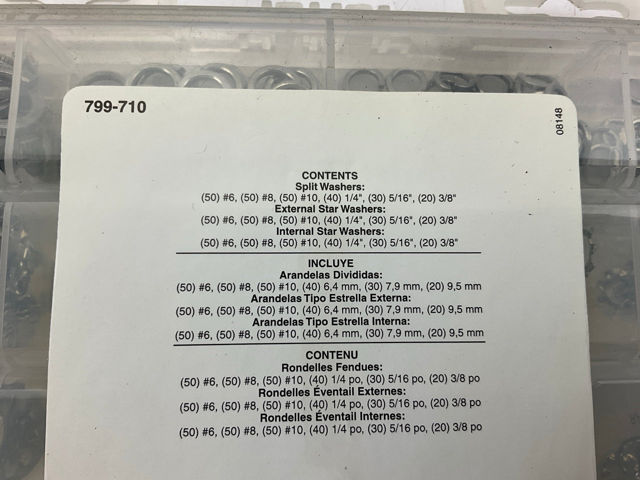 Dorman 799-710 Washer Assortment Value Pack 18 Different Sizes, 720 Pieces Total