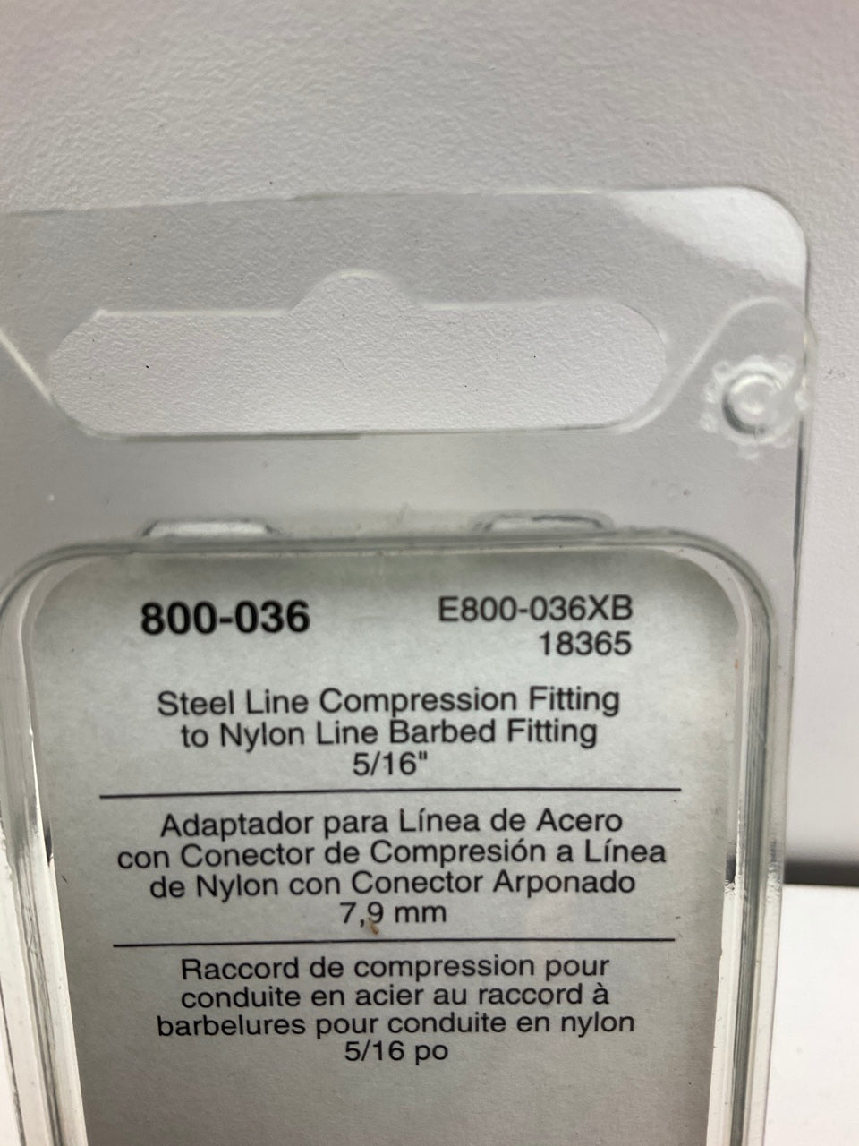 Dorman 800-036 Fuel Line Adapter - 5/16 In. Steel To 5/16 In. (8mm) - Pack Of 2