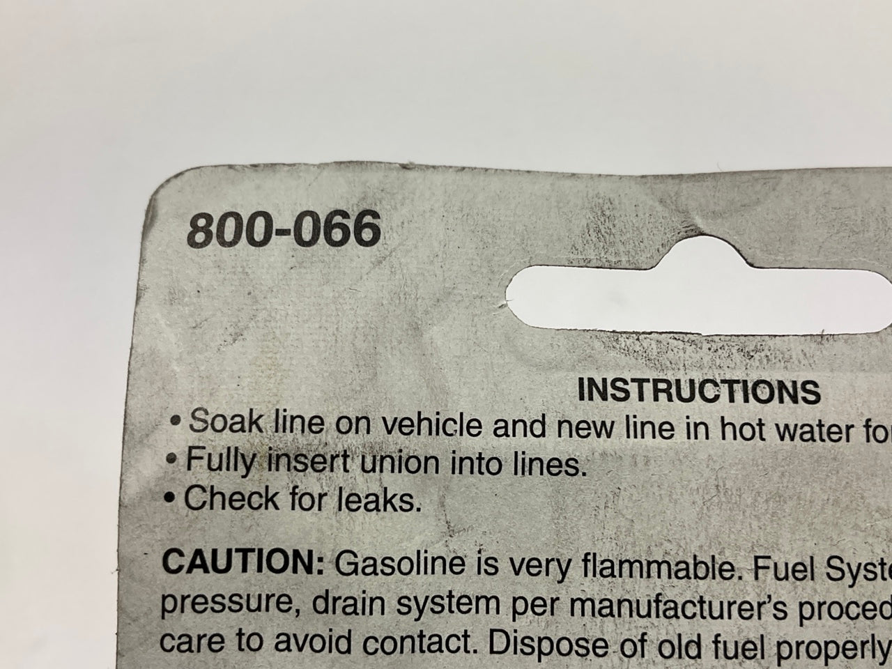 Dorman 800-066 Crankcase Ventilation Hose Connectors, Straight To 27mm Barbed