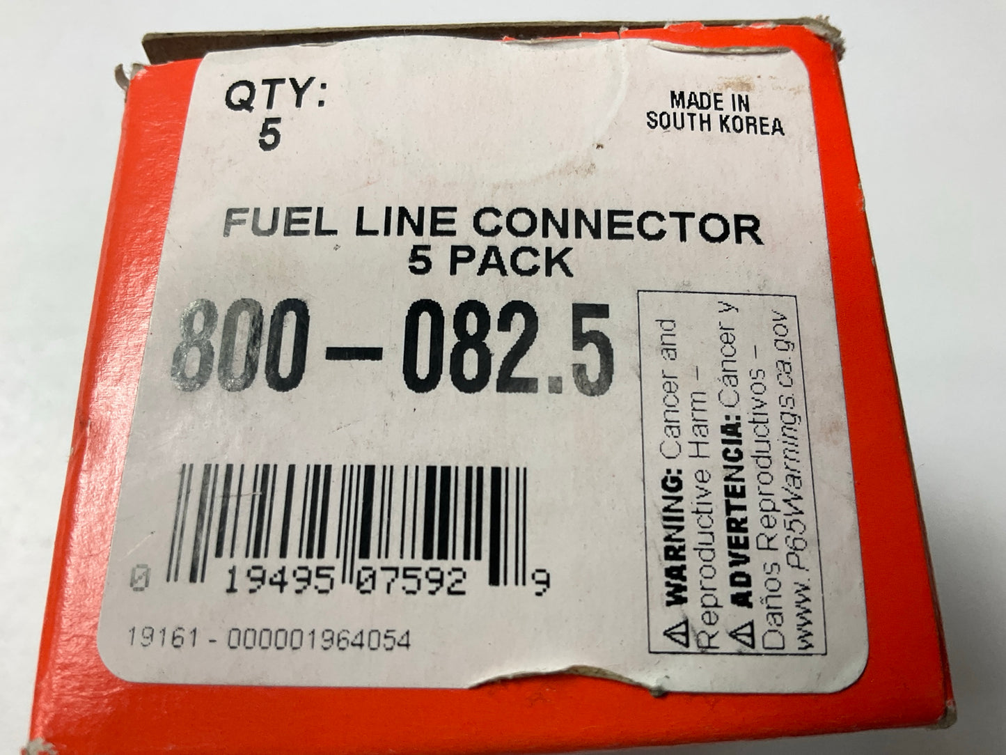 (4) Dorman 800-082 3/8'' Fuel Line Fittings 3/8'' Steel X 3/8'' Nylon Quick Connect
