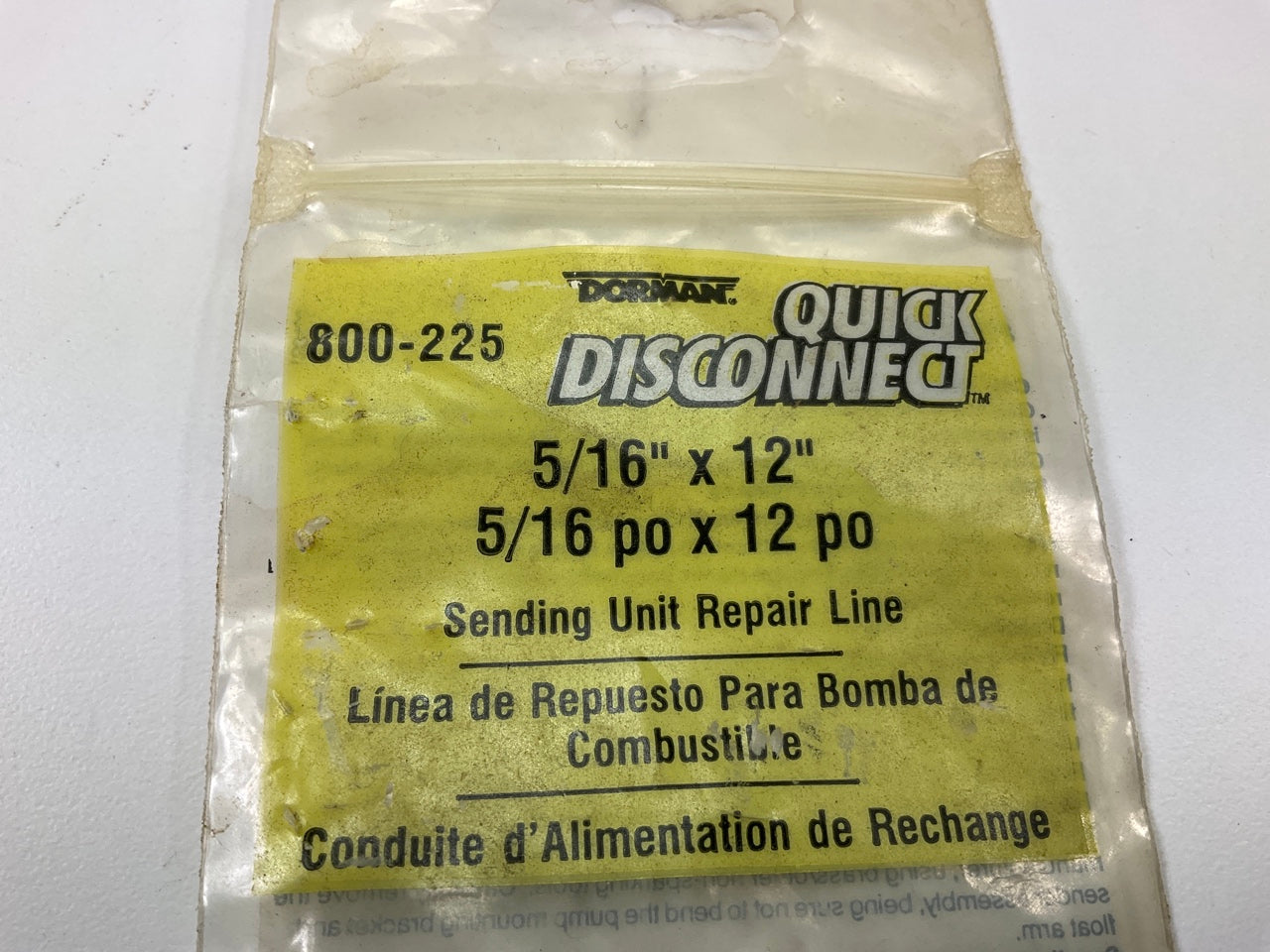 Dorman 800-225 Fuel Sending Unit Repair Line, 90 Degree 5/16'' X 12''