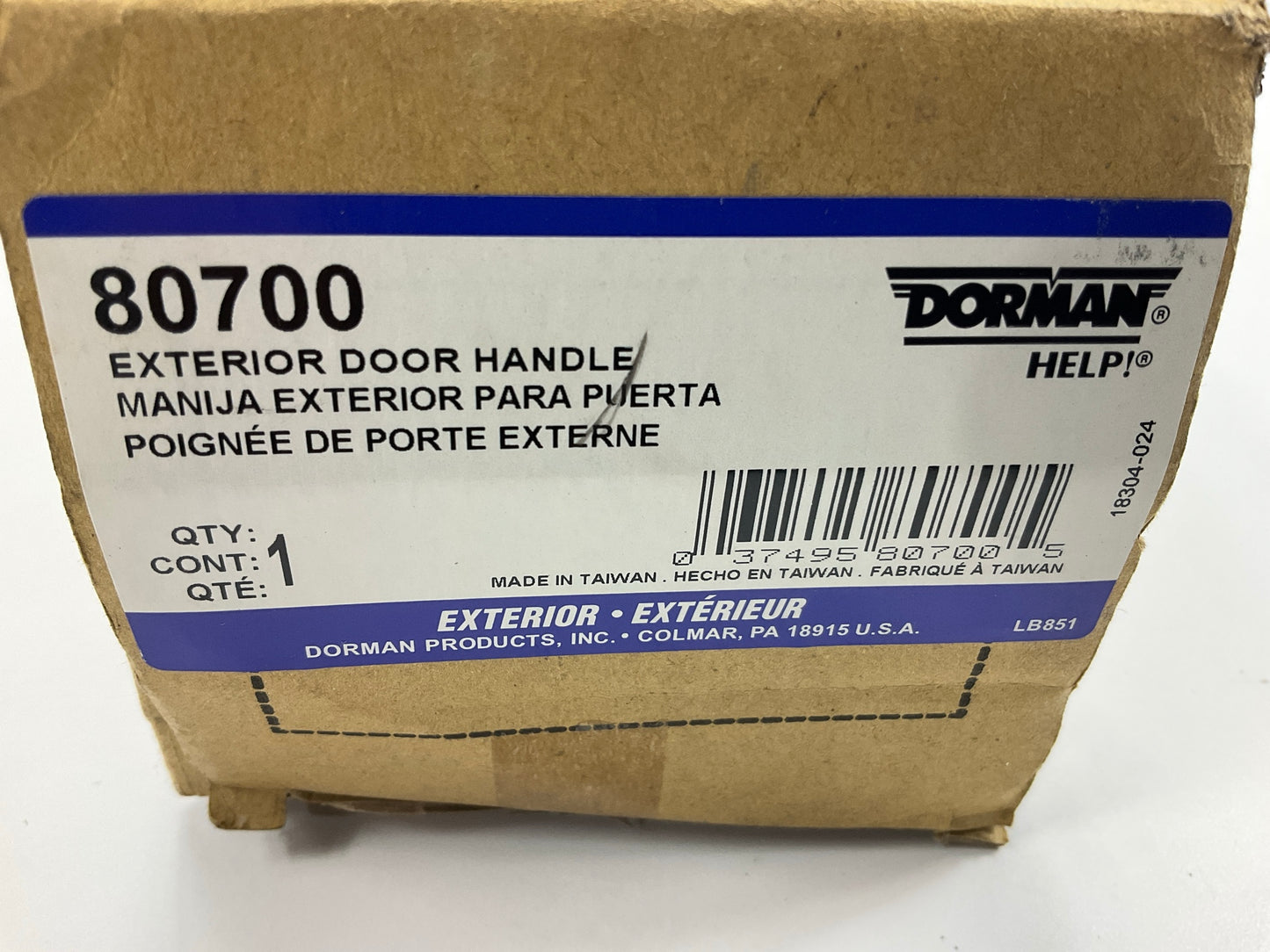 Dorman 80700 Front Left Exterior Door Handle 06-11 Attitude, 06-11 Accent