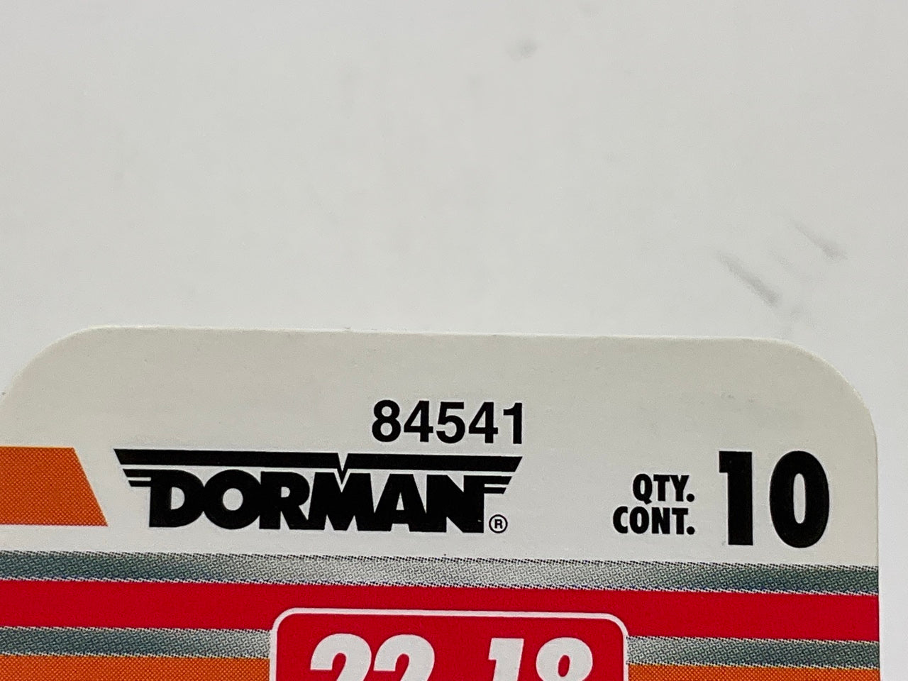 Dorman 84541 22-18 Gauge 7/64'' Gold Plated Female Audio Disconnect - 10 Pack