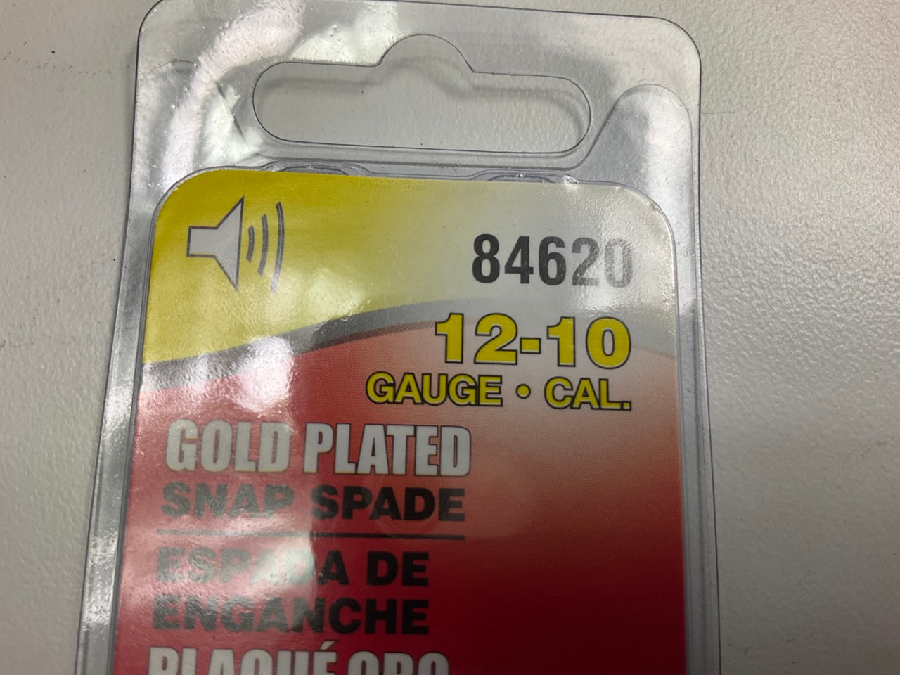 (8) Dorman 84620 Audio Snap Spade Connector Terminals, Gold Plated, 12-10 Gauge