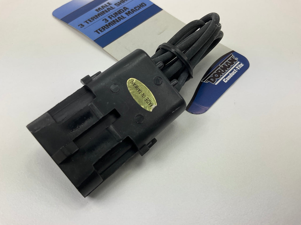 Dorman 85393 3 Terminal Male Shroud Weather Pack Connector – Spark ...