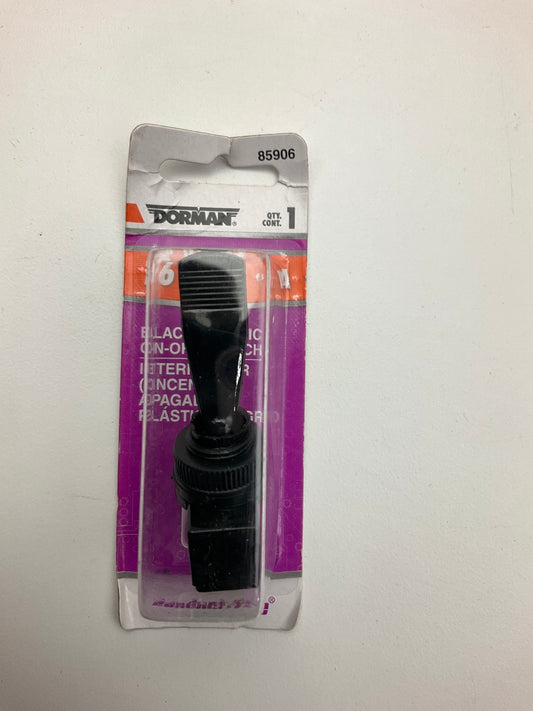Dorman 85906 16 Amp On-Off Electrical Toggle Switch - Lever Plastic Black