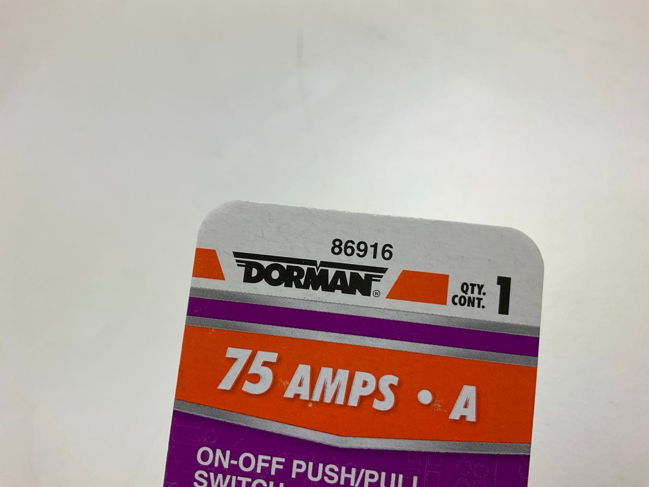 Dorman 86916 Metal Push Pull Switch - 75 Amp, Single Throw