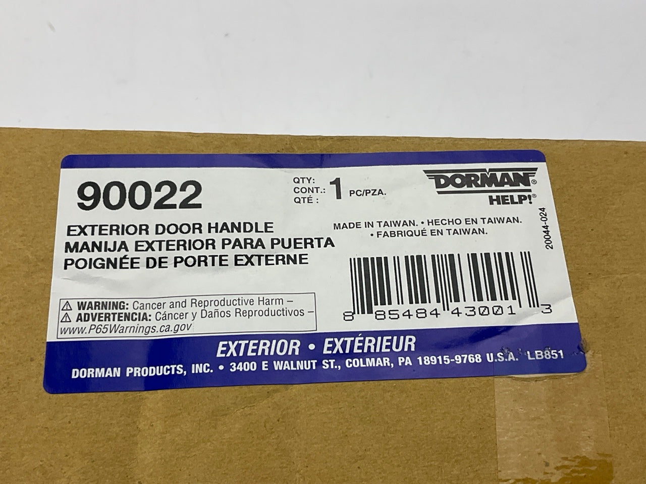 Dorman 90022 Front Left Outside Exterior Door Handle - 1993-2003 Ford Ranger