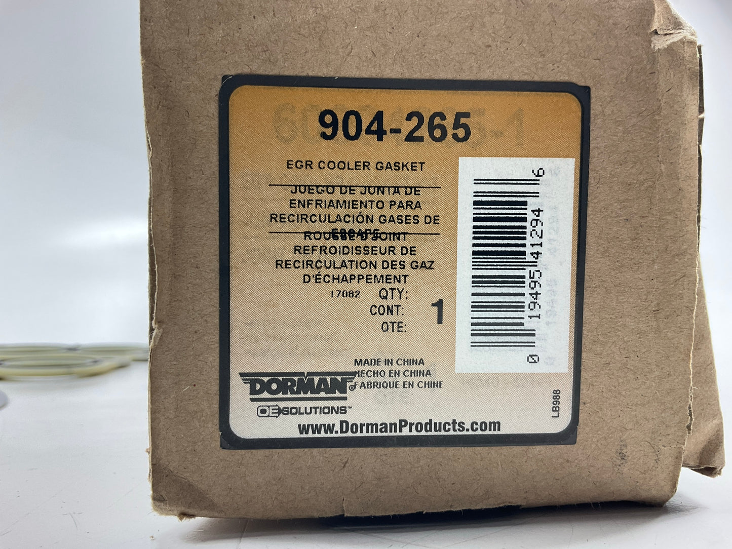 MISSING COOLER HOSE Dorman 904-265 Intake Exhaust Gasket Kit
