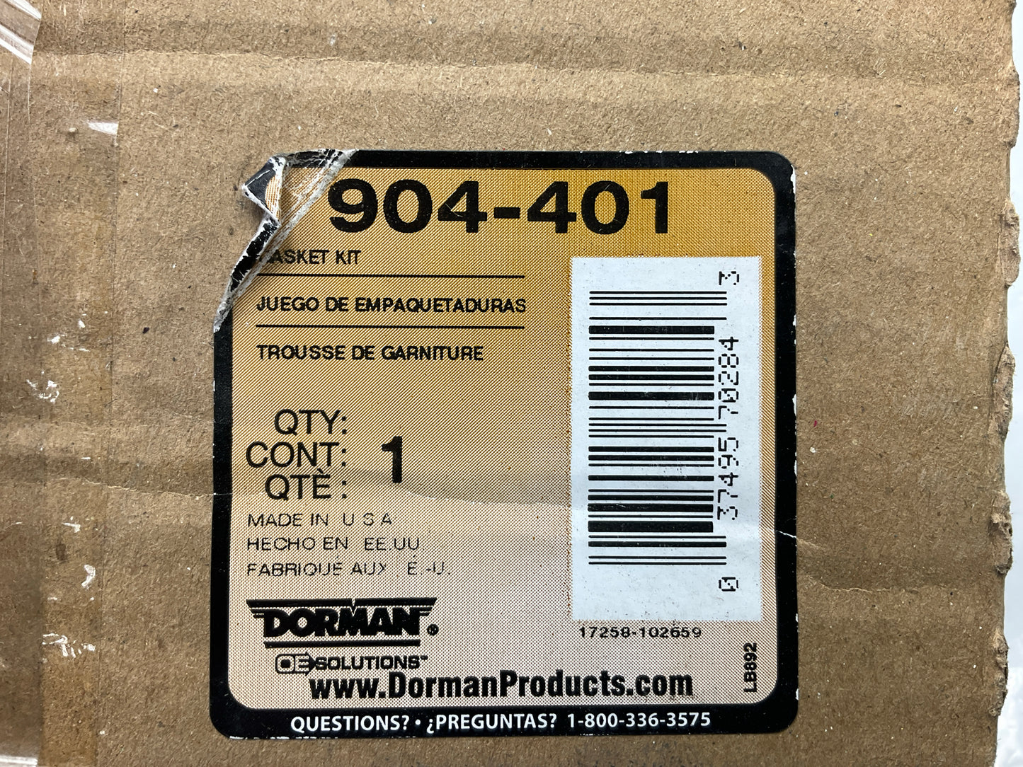 Dorman 904-401 Engine Valve Cover Gasket For 2004-2007 Ford 6.0L-V8 Powerstroke