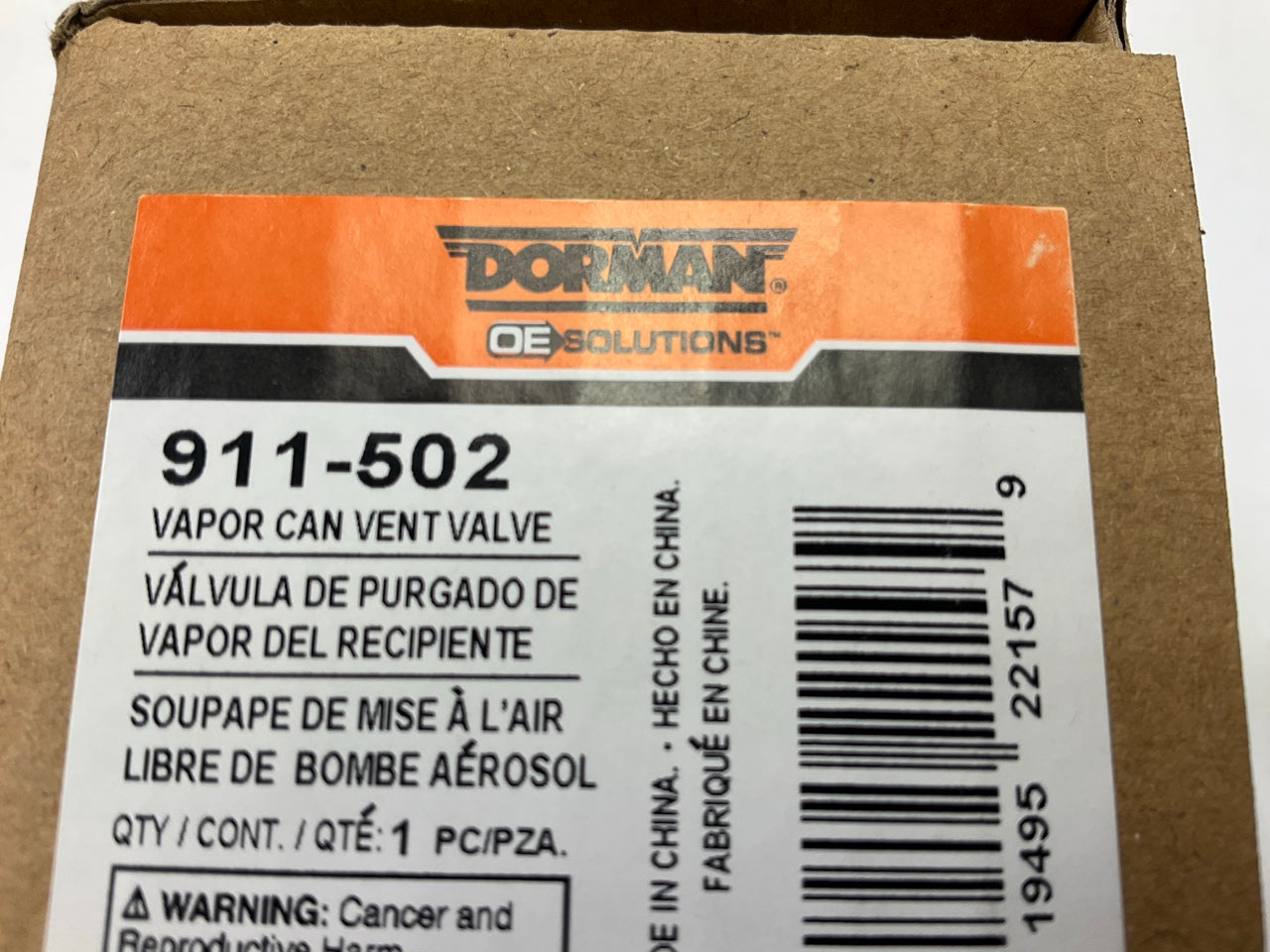 Dorman 911-502 Vapor Canister Vent Solenoid Purge Valve